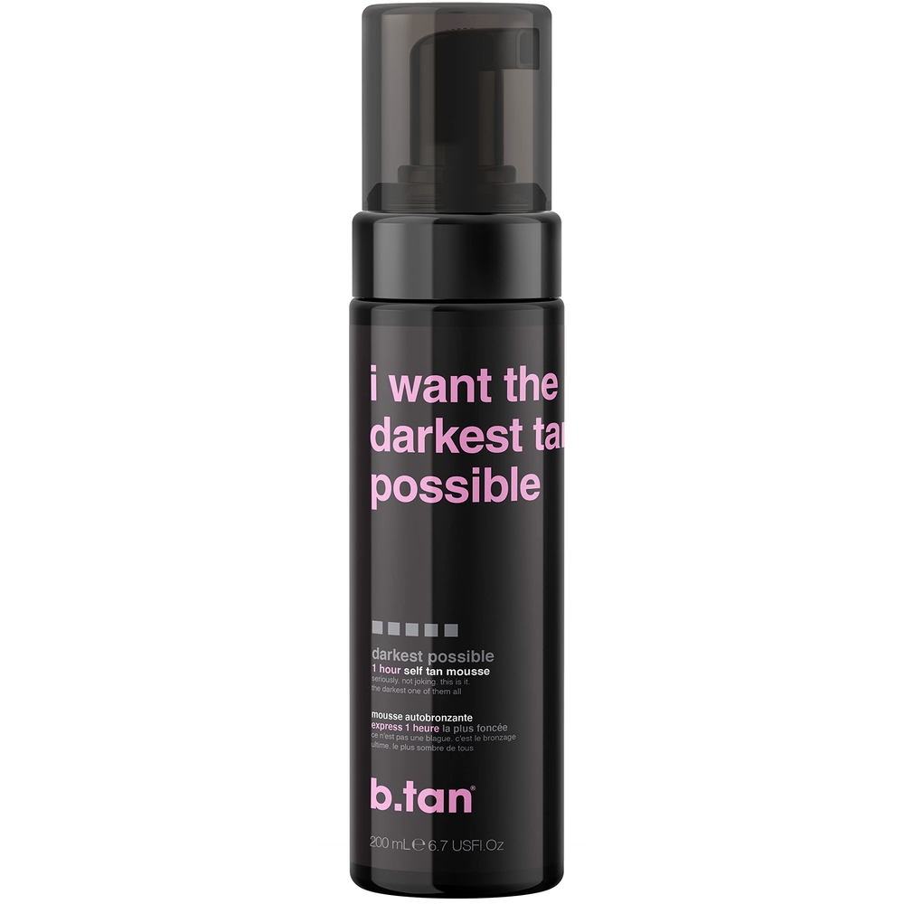 b.tan i want the darkest tan possible Self Tan Mousse Express 1 Hour